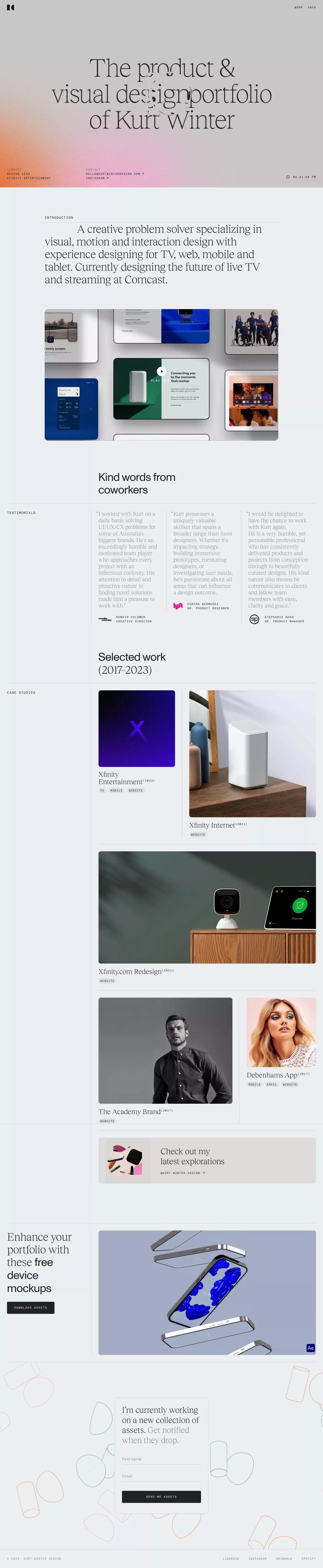 Kurt Winter Portfolio on Land-book - get inspired by portfolio ...
