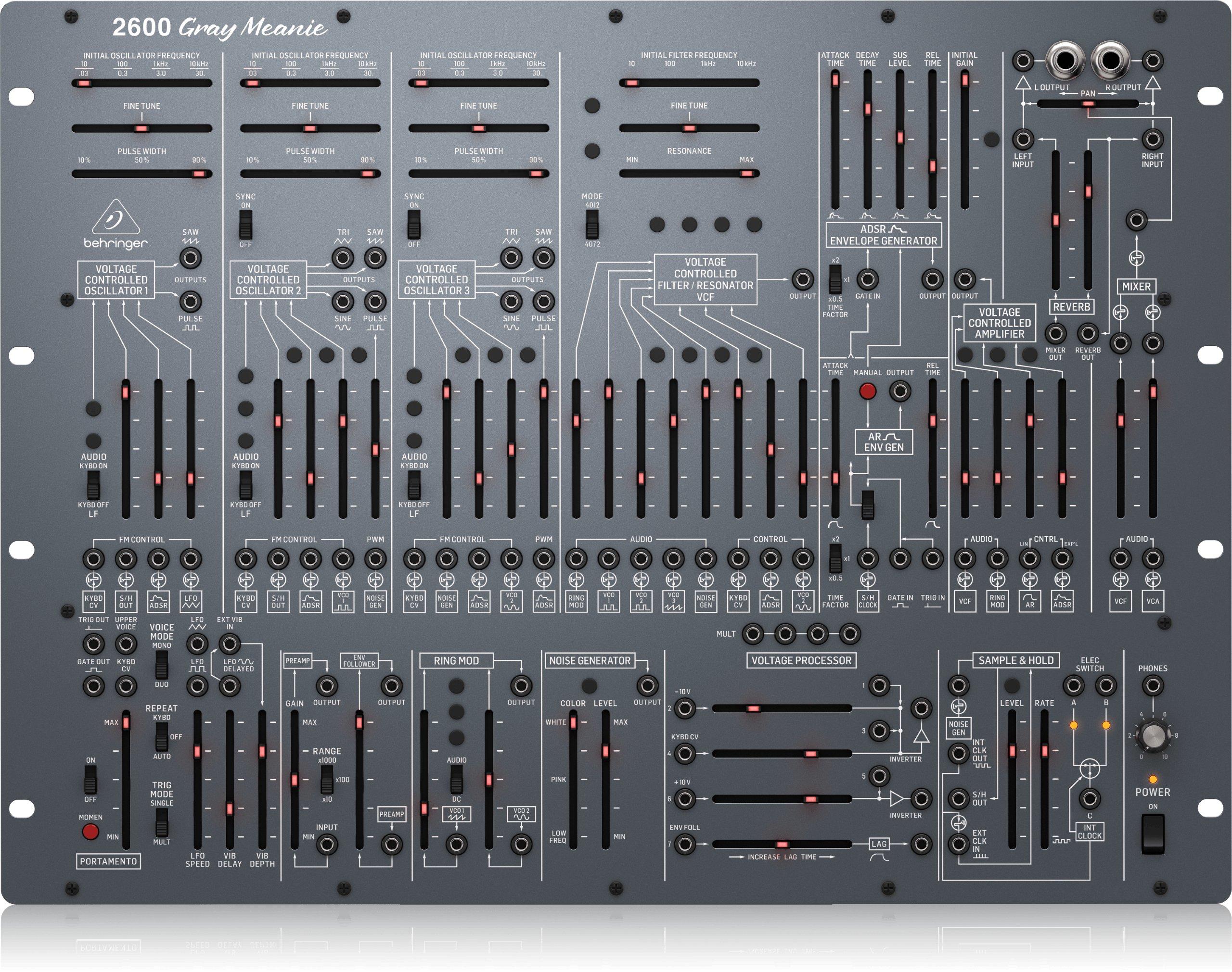 Behringer 2600 Gray Meanie Analog Synth - Andertons Music Co.