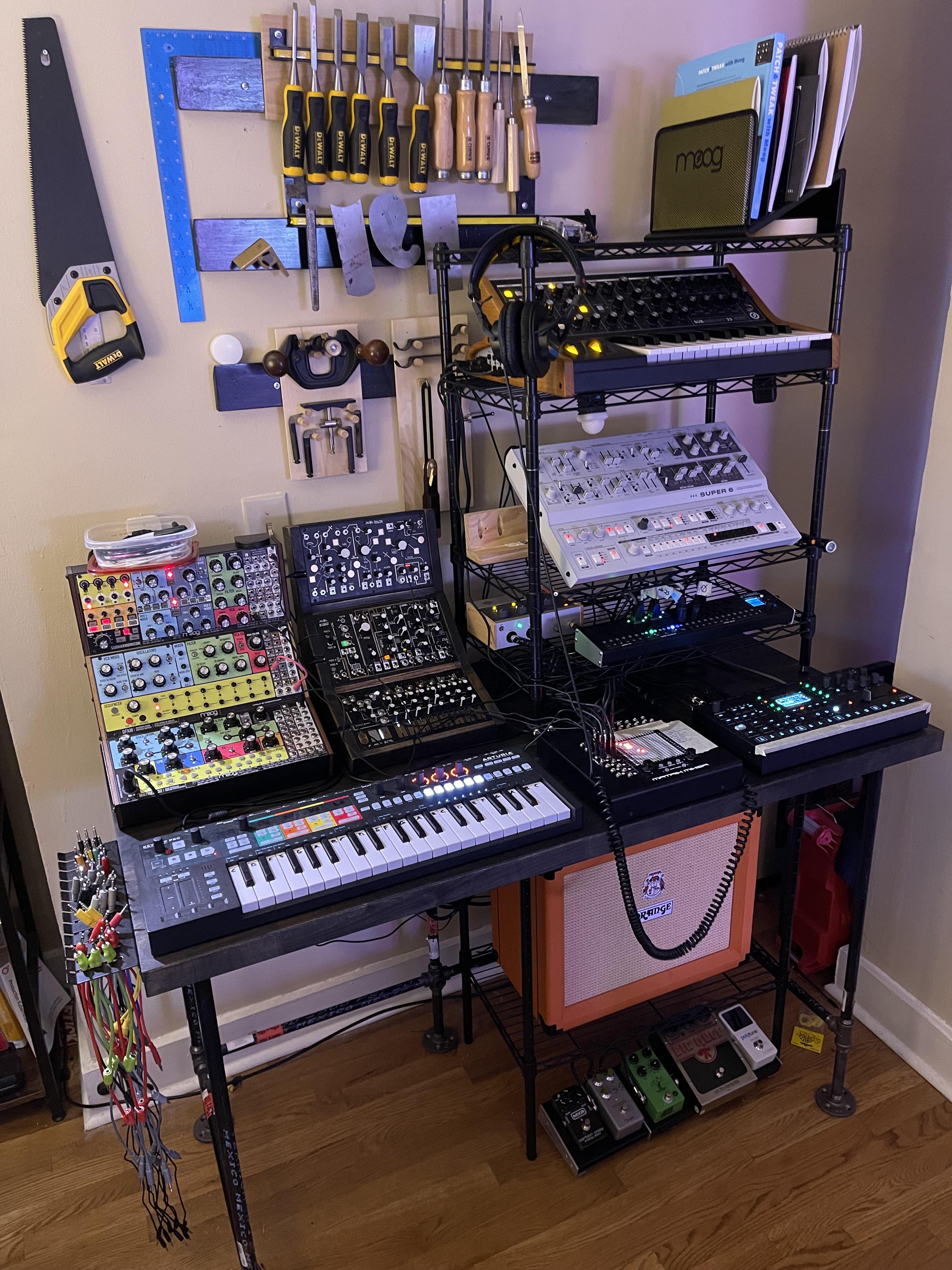 Feedback on my home studio setup : r/synthesizers