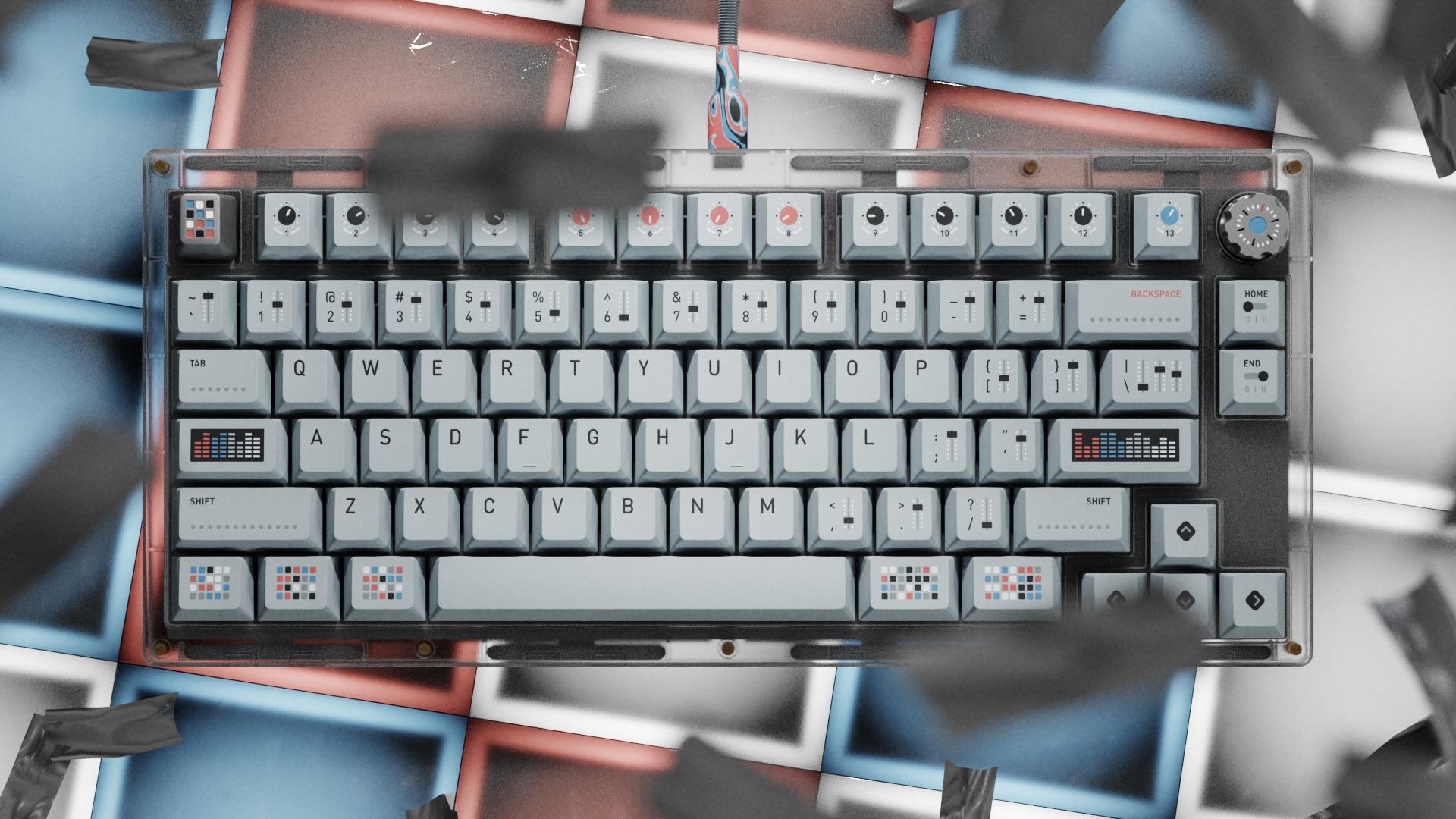 These custom keycaps give synth controls to your mechanical ...